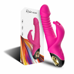 01791 | Vibrador Rabbit Vai e Vem Recarregável com 9 Modos de Vibração - USK - comprar online