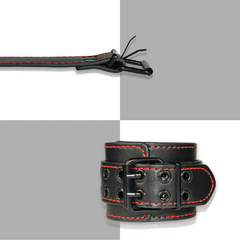 01814 | Tornozeleira com Corrente e Fivelas - Bondage Fetish Pleasure Ankle cuffs - LOVETOY