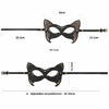 01824 | Máscara Gato com Tiras - Rebellion Reign Cat Mask - LOVETOY