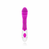 01966 | Vibrador ponto G com 30 modos de vibração, feito em silicone de textura leve e macia - YOUVIBE