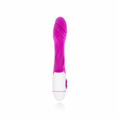 01966 | Vibrador ponto G com 30 modos de vibração, feito em silicone de textura leve e macia - YOUVIBE - comprar online