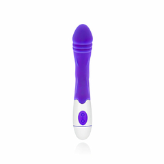 01966 | Vibrador ponto G com 30 modos de vibração, feito em silicone de textura leve e macia - YOUVIBE na internet