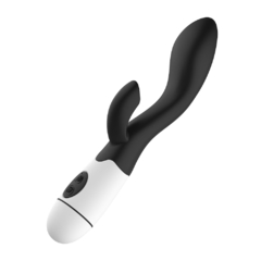 01968 | Vibrador ponto G com 30 modos vibração, feito em silicone, possui dois motores que funcionam alternadamente - YOUVIBE