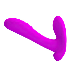 01995 | Vibrador com estimulador clitoriano recarrega?vel com penetrador com 12 modos de vibração - PRETTY LOVE - comprar online