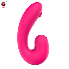 02047 | Vibrador de ponto G. Possui 2 motores ,Com 6 modos de vibração em formato de bater na ponta e 6 modos de pulsação no estimulador,3 níveis de velocidade - NV TOYS - E-VARIEDADES