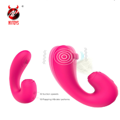 Imagem do 02047 | Vibrador de ponto G. Possui 2 motores ,Com 6 modos de vibração em formato de bater na ponta e 6 modos de pulsação no estimulador,3 níveis de velocidade - NV TOYS