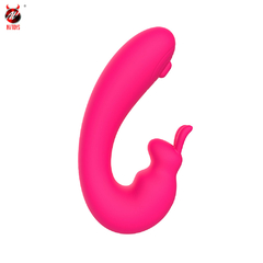 02050 | Vibrador de ponto G. Possui 2 motores ,Com 6 modos de vibração em formato de bater na ponta e 6 modos de vibração,3 níveis de velocidade - NV TOYS