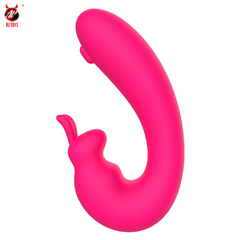 02050 | Vibrador de ponto G. Possui 2 motores ,Com 6 modos de vibração em formato de bater na ponta e 6 modos de vibração,3 níveis de velocidade - NV TOYS - E-VARIEDADES