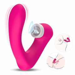 02079 | Vibrador com Estimulador Clitoriano 9 modos de Vibração - USK - comprar online