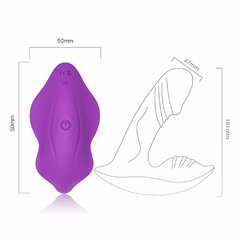 02085 | Vibrador Ponto G com Estimulador Clitoriano com Controle Remoto - USK - comprar online