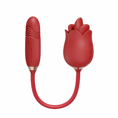 02108 | Rosa com boca sexy, vibrador com 10 modos de movimento na boca,10 modos de vibração e sobe e desce - YOUVIBE - comprar online