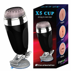 02227 | Masturbador Masculino Lanterna Cyberskin com ventosa-X5 CUP, em formato de vagina - VIPMIX na internet