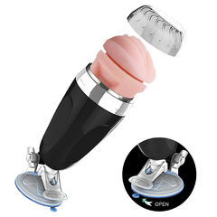 02227 | Masturbador Masculino Lanterna Cyberskin com ventosa-X5 CUP, em formato de vagina - VIPMIX - loja online