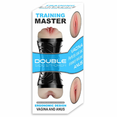 02251 | Masturbador Duplo Vagina e Ânus - TRAINING MASTER - VIPMIX - E-VARIEDADES