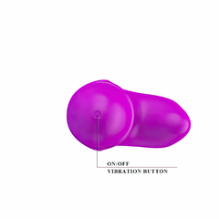 02259 | Vibrador ponto G com estimulador feito de silicone, material macio com toque aveludado. Possui 10 modos de vibração - PRETTY LOVE - comprar online