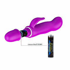 02259 | Vibrador ponto G com estimulador feito de silicone, material macio com toque aveludado. Possui 10 modos de vibração - PRETTY LOVE na internet