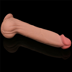 02315 | Pênis Realístico 36x6,6 cm - King Sized Sliding Skin Dual Layer Dong - LOVETOY - E-VARIEDADES