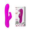 02335 | Vibrador Ponto G com estimulador com 7 modos de vibração - PRETTY LOVE