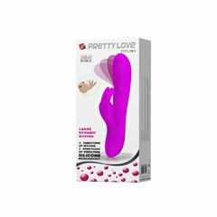 02335 | Vibrador Ponto G com estimulador com 7 modos de vibração - PRETTY LOVE