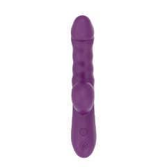 02339 | Vibrador com movimentos vai e vem e estimulador clitoriano, 10 modos de pulsação e 10 modos de movimentos vai e vem - YOUVIBE