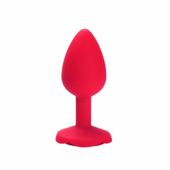 02353 | Plug Anal em Silicone com Base de Flor - Tamanho P - VIPMIX