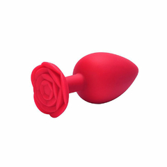 02353 | Plug Anal em Silicone com Base de Flor - Tamanho P - VIPMIX - comprar online