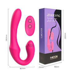 02391 | Vibrador duplo. Com 7 modos de vibração - I-MOON - E-VARIEDADES