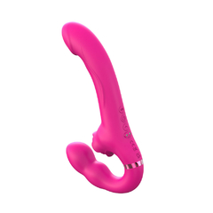 02394 | Vibrador Duplo 3 em 1.vibrador tipo cinta com estimulação de pulsação com 5 velocidades e 10 modos de vibração introdutória - YOUVIBE na internet