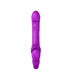 02394 | Vibrador Duplo 3 em 1.vibrador tipo cinta com estimulação de pulsação com 5 velocidades e 10 modos de vibração introdutória - YOUVIBE - comprar online