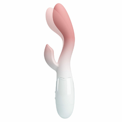 02424 | Vibrador com Estimulador Clitoriano 30 Modos de Vibração Snappy - PRETTY LOVE