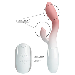 02424 | Vibrador com Estimulador Clitoriano 30 Modos de Vibração Snappy - PRETTY LOVE - E-VARIEDADES