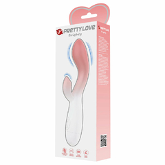 02424 | Vibrador com Estimulador Clitoriano 30 Modos de Vibração Snappy - PRETTY LOVE