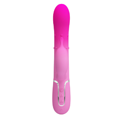 02425 | Vibrador Rabbit Recarregável com Esferas e Estimulador Clitoriano - Shima - PRETTY LOVE - comprar online