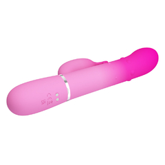 02425 | Vibrador Rabbit Recarregável com Esferas e Estimulador Clitoriano - Shima - PRETTY LOVE - loja online