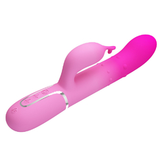 02425 | Vibrador Rabbit Recarregável com Esferas e Estimulador Clitoriano - Shima - PRETTY LOVE - loja online