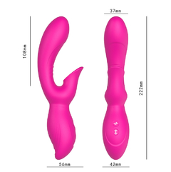 02426 | Vibrador Ponto G e Estimulador Clitoriano com 10 modos de vibração e 3 modos de pulsação - APHRODISIA na internet