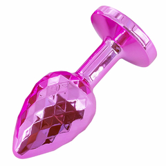 Imagem do 02521 | Plug Anal de Luxo com Pedra Acrílico usando nova tecnologia - superfície tipo diamante - VIPMIX