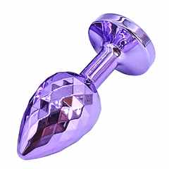 02521 | Plug Anal de Luxo com Pedra Acrílico usando nova tecnologia - superfície tipo diamante - VIPMIX - comprar online