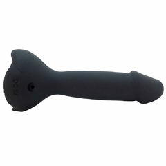 02533 | Plug Anal em Silicone em formato de pênis com LED,com 10 Modos de Vibração e Controle Remoto sem Fio - VIPMIX - comprar online