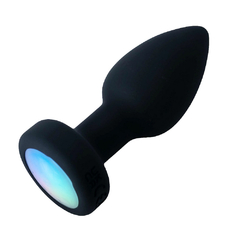 Imagem do 02535 | Plug Anal em Silicone com LED,com 10 Modos de Vibração e rotação,e Controle Remoto sem Fio - VIPMIX