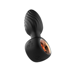 02548 | Plug Anal em Silicone com 9 Modos de Vibração e rotação,e Controle Remoto sem Fio - VIPMIX - comprar online