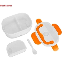Lonchera Vianda Eléctrica Bandeja Plastica 1.5l