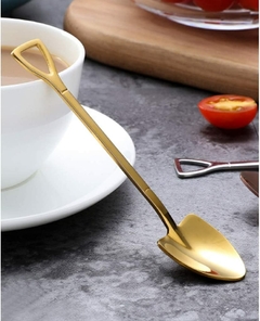 Set Cucharita cafe modelo pala de acero inoxidable 6 unidades diferentes - Baires Tecnologías