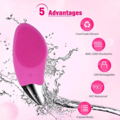 Limpiador Masajeador Facial Eléctrico Rostro Recargable Usb en internet