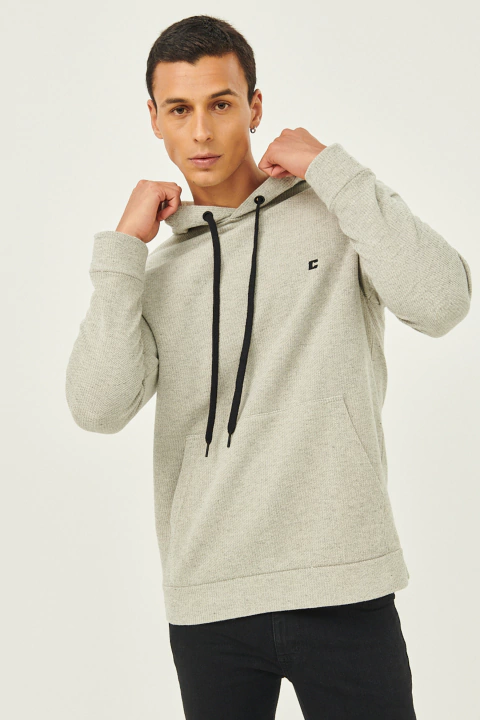 Blusao Moletom Com Capuz e Bordado Colcci - comprar online