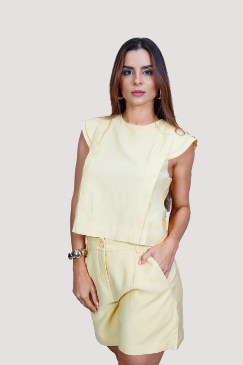 Short Feminino Beth Pregas ChicPoa - Pistaxe Modas