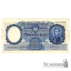 Argentina - 500 Pesos - COL515b - 1957