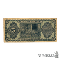 Argentina - 5 Pesos - BA214a - 1891 - comprar online