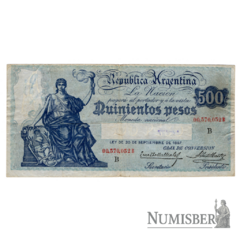 Argentina - 500 Pesos - COL395c - 1929