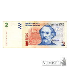Argentina - 2 Pesos - COL757c - 2004